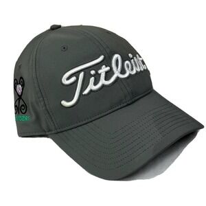 Titleist Strapback Golf Hat Gray 3D Logo Embroidery Patch Golf for Babies